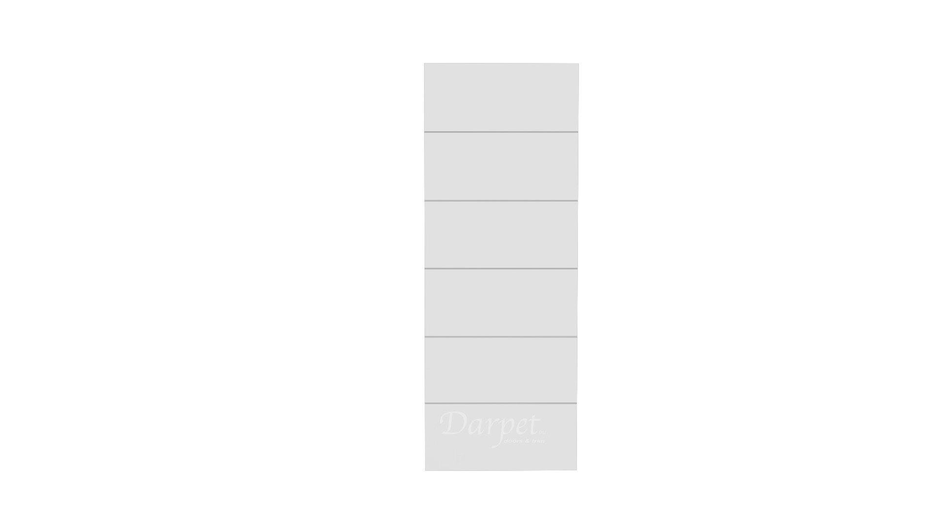 Brio Primed Groove Interior Door 6'-8" (80")