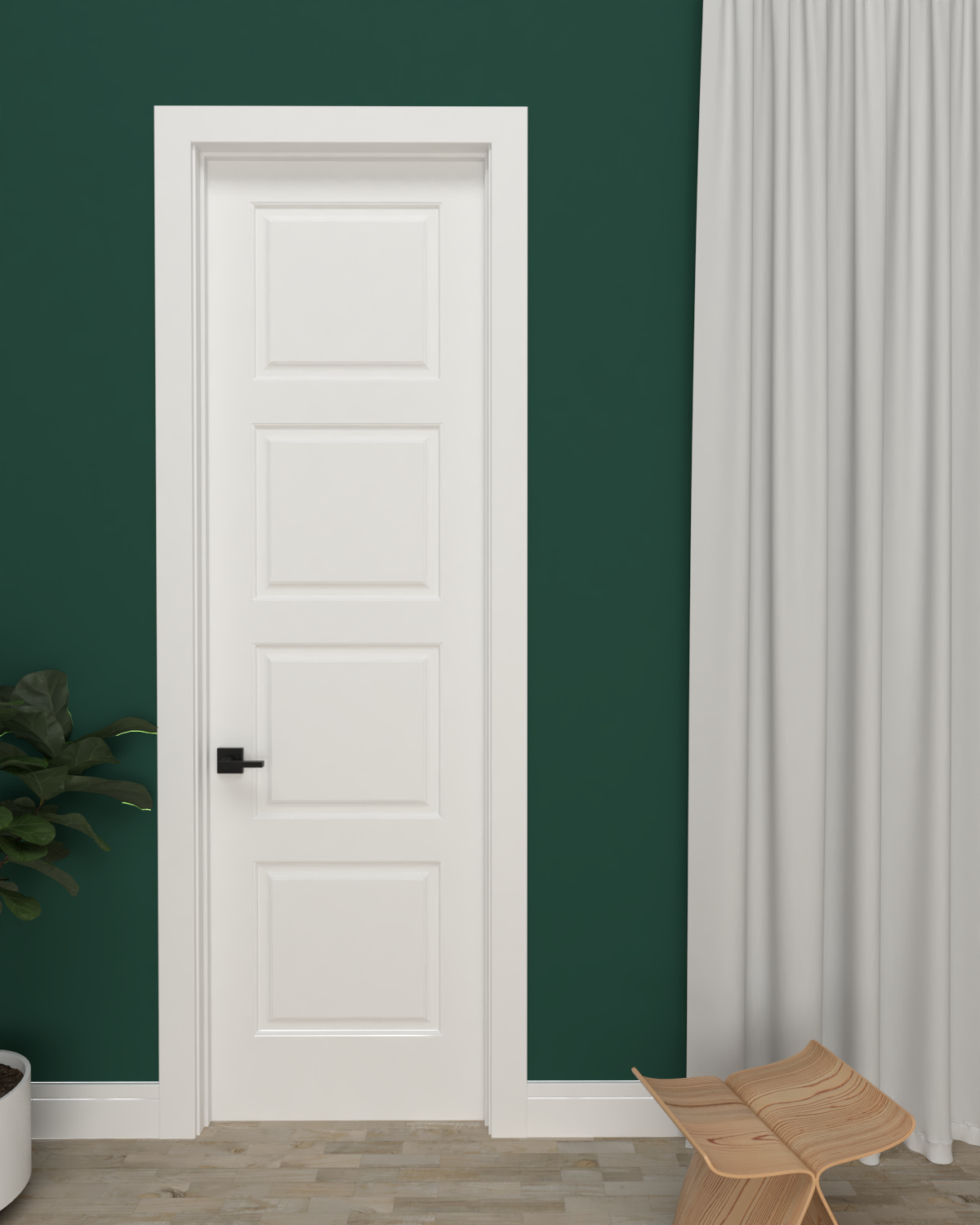 D4100 Carved Interior Door