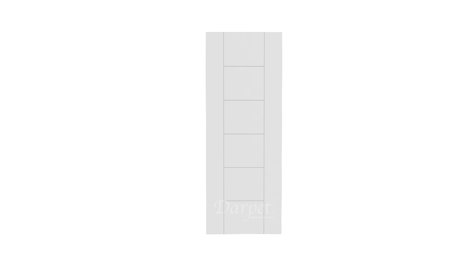 Forte Primed Groove Interior Door 6'-8" (80")