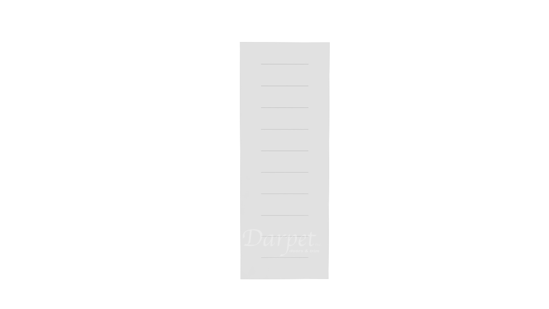 Legato Primed Groove Interior Door 6'-8" (80")