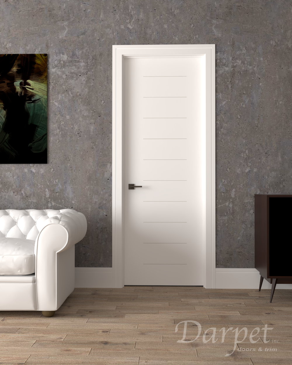 Legato Primed Groove Interior Door 7'-0" (84")