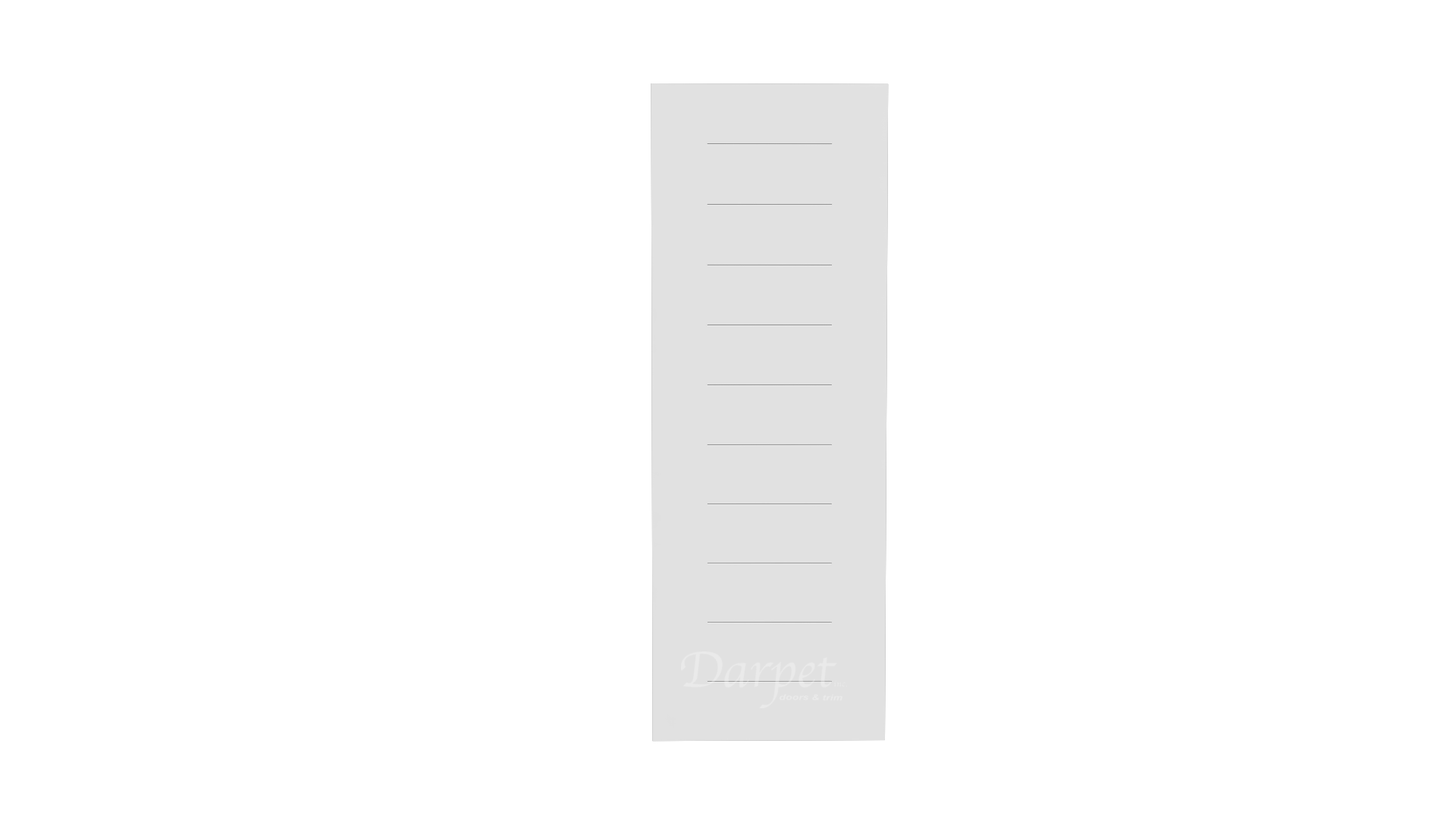 Legato Primed Groove Interior Door 7'-0" (84")